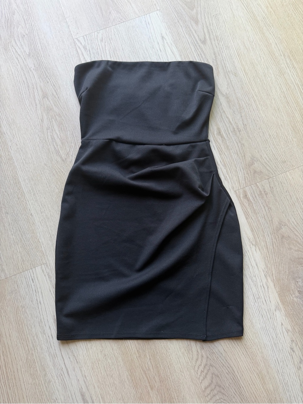 Windsor Strapless Black Bodycon Dress